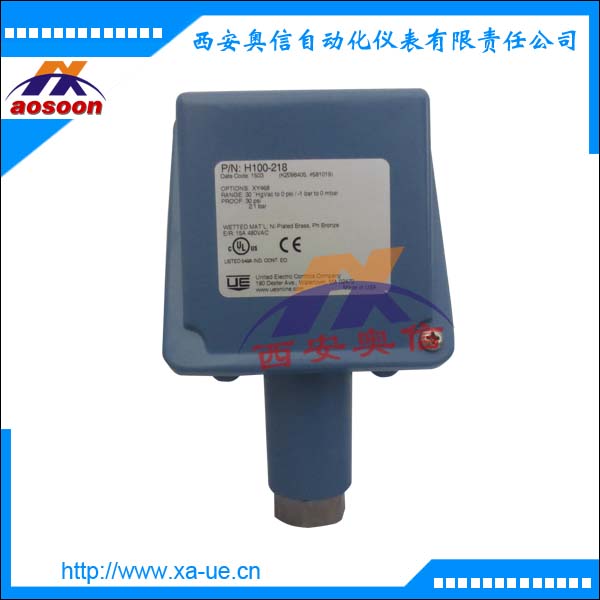 H100-15736美国UE压力开关微动开关可调死区压力开