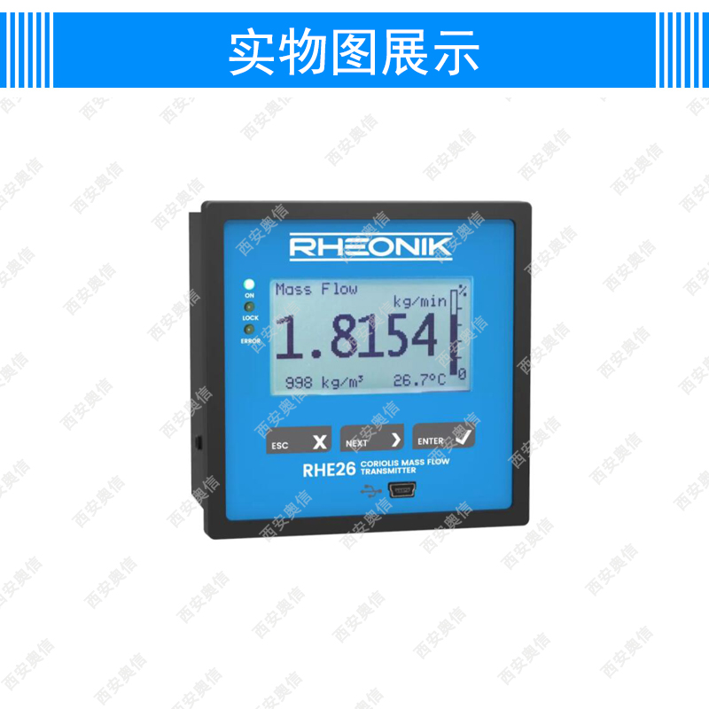 德国RheonikRHE26盘装科氏力质量流量变送器雷奥尼克