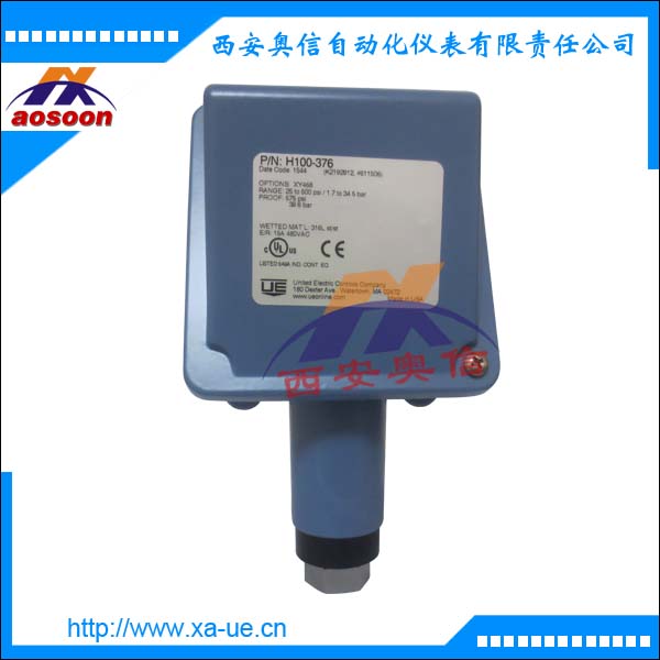 H100-376不锈钢膜片压力开关美国UE压力开关