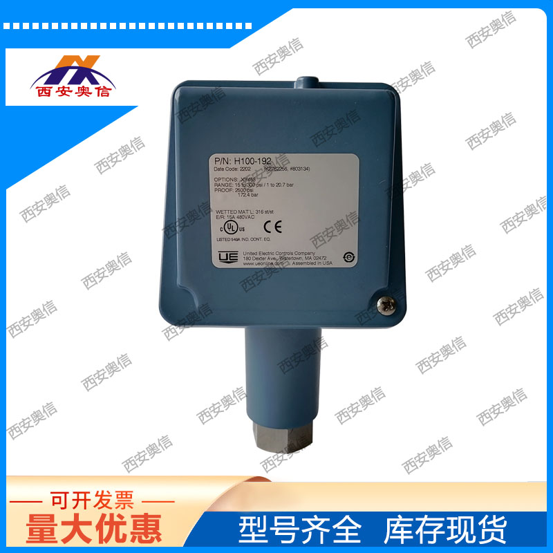 UE不锈钢压力控制器PN:H100-192-M201美国UE开关